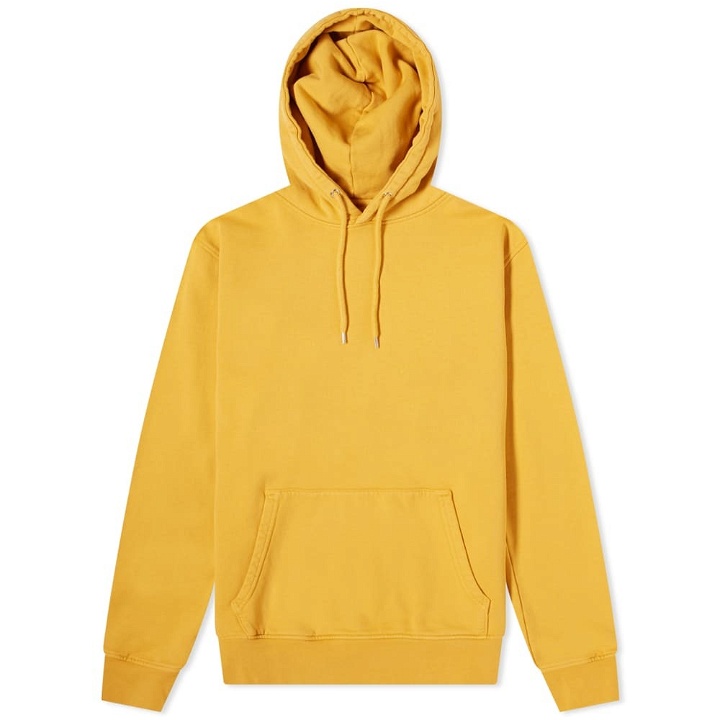 Photo: Colorful Standard Classic Organic Popover Hoody in Burned Yellow