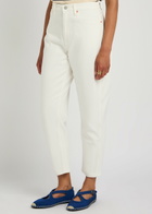 Polo Ralph Lauren Curved Tapered-leg Jeans White