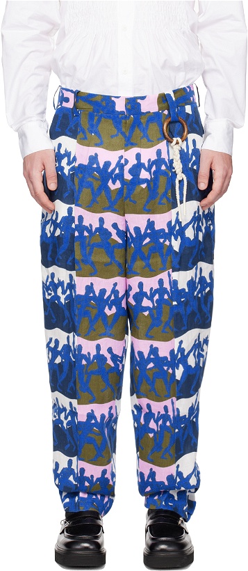 Photo: Charles Jeffrey Loverboy Multicolor Tapered Trousers