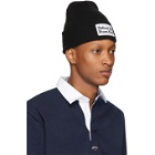 Noah NYC Black Deliver Us From Evil Beanie