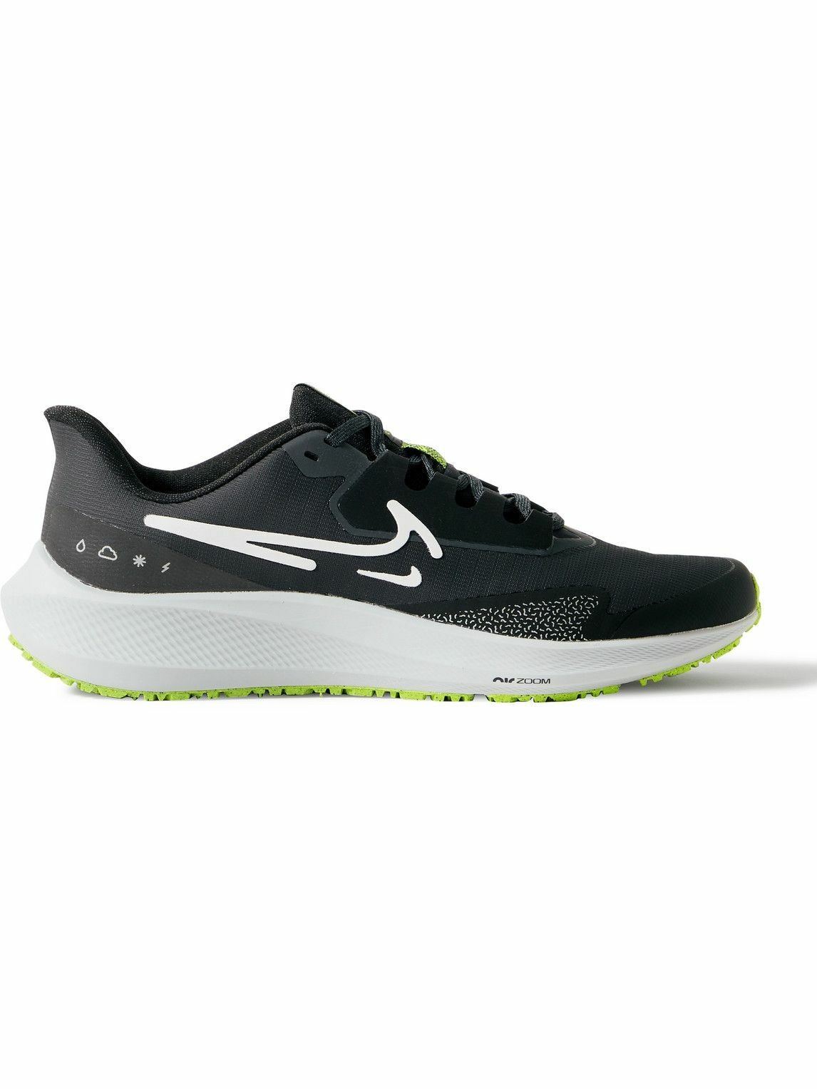 Photo: Nike Running - Air Zoom Pegasus 39 Shield Coated-Mesh Running Sneakers - Black