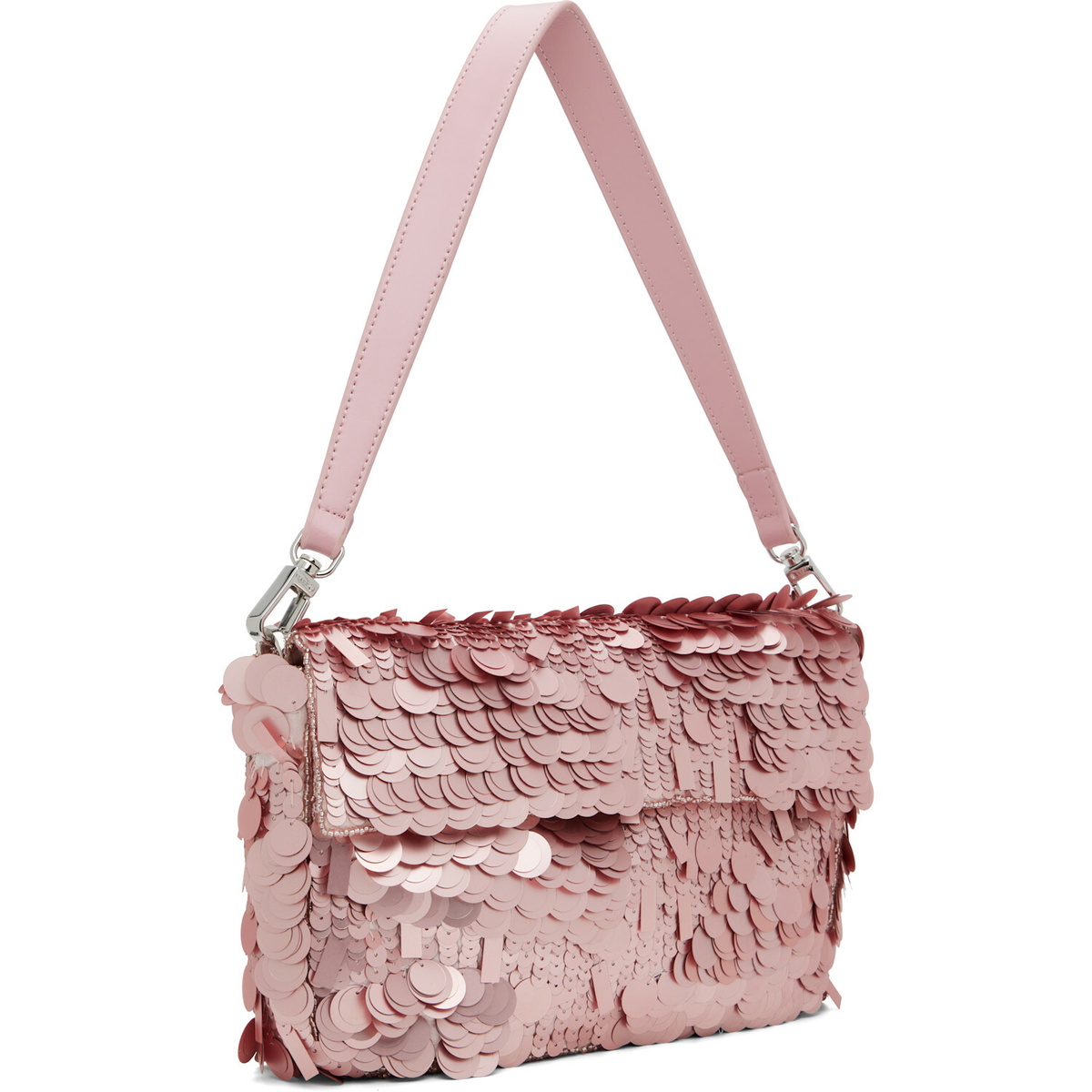 Staud Pink Timmy Shoulder Bag