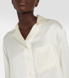 Loewe Anagram silk shirt