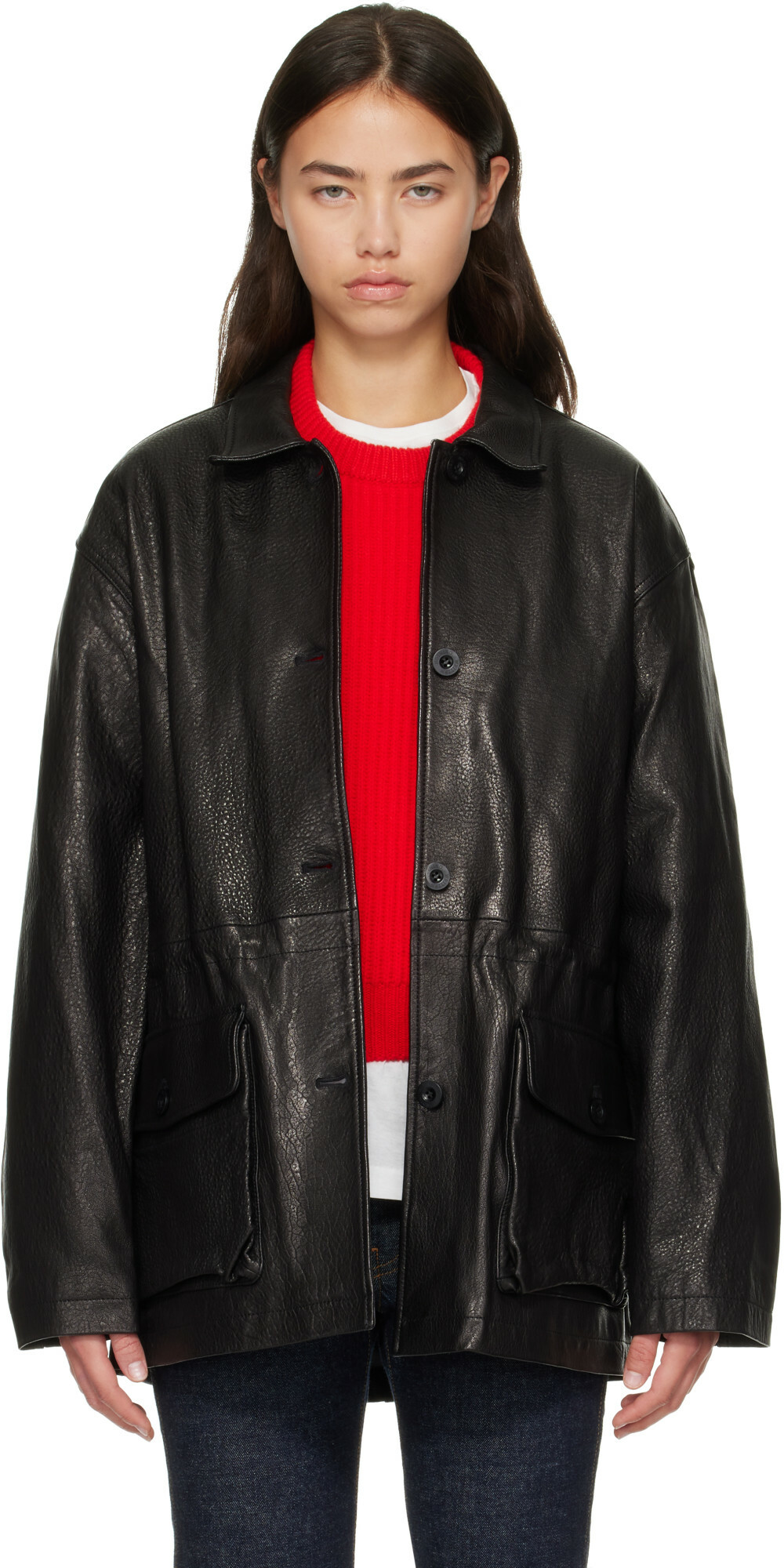 Nothing Written Black Arden Leather Jacket