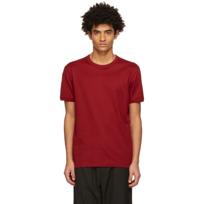 Photo: Dolce and Gabbana Red Cotton Jersey T-Shirt