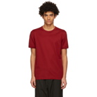 Dolce and Gabbana Red Cotton Jersey T-Shirt