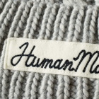 Human Made Men's Cable Pop Beanie in Grey