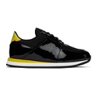 Giuseppe Zanotti Black and Yellow Megatron Sneakers