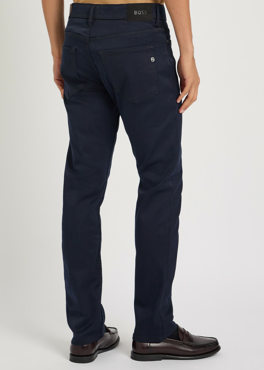Boss Delaware Slim-straight Jeans Navy