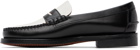 Sebago Black & White Classic Dan Loafers