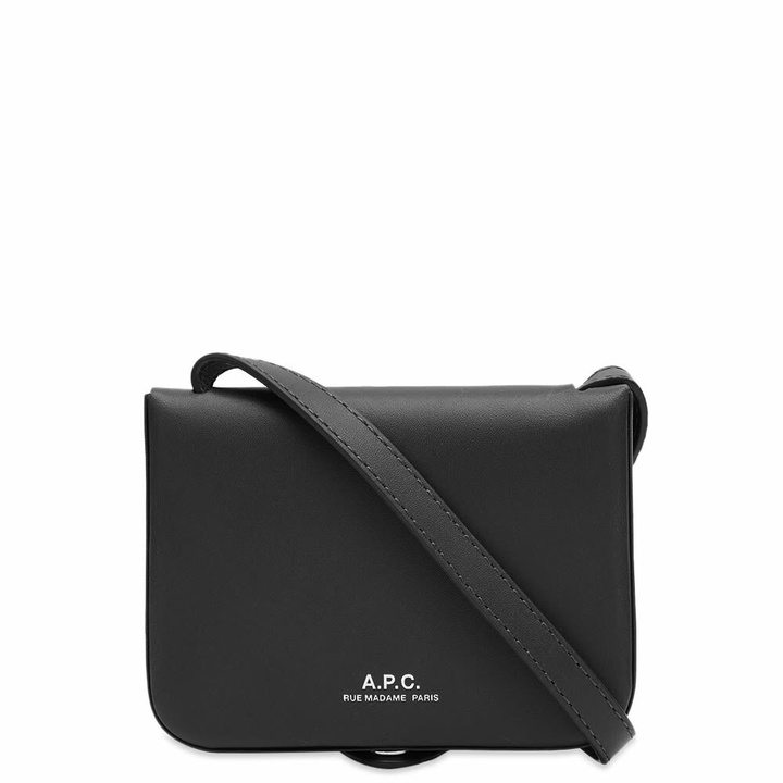 Photo: A.P.C. Men's Mini Josh Cross Body Bag in Black