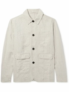 Mr P. - Linen Overshirt - Neutrals