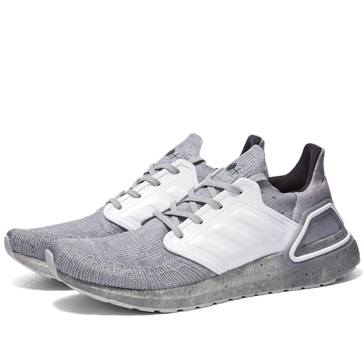 Photo: Adidas x James Bond Ultraboost 20 Sneakers in Grey Two/White/Black
