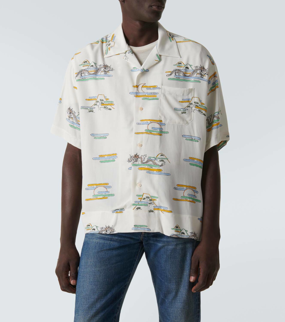 Visvim Copa printed bowling shirt