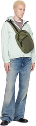 Stone Island Khaki 9200030 Nylon Panama Accessories Bag