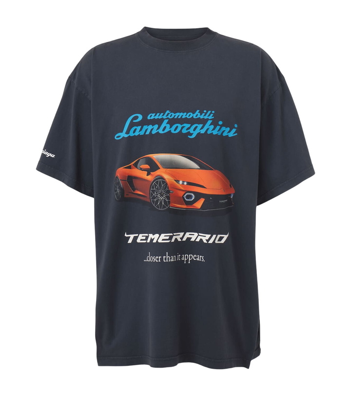 Photo: Balenciaga x Automobili Lamborghini cotton T-shirt