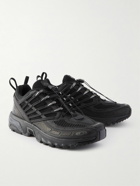 Salomon - ACS Pro Advanced Rubber-Trimmed Mesh Running Sneakers - Black