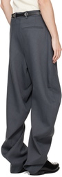 Charles Jeffrey LOVERBOY Gray Topsy Turvy Trousers