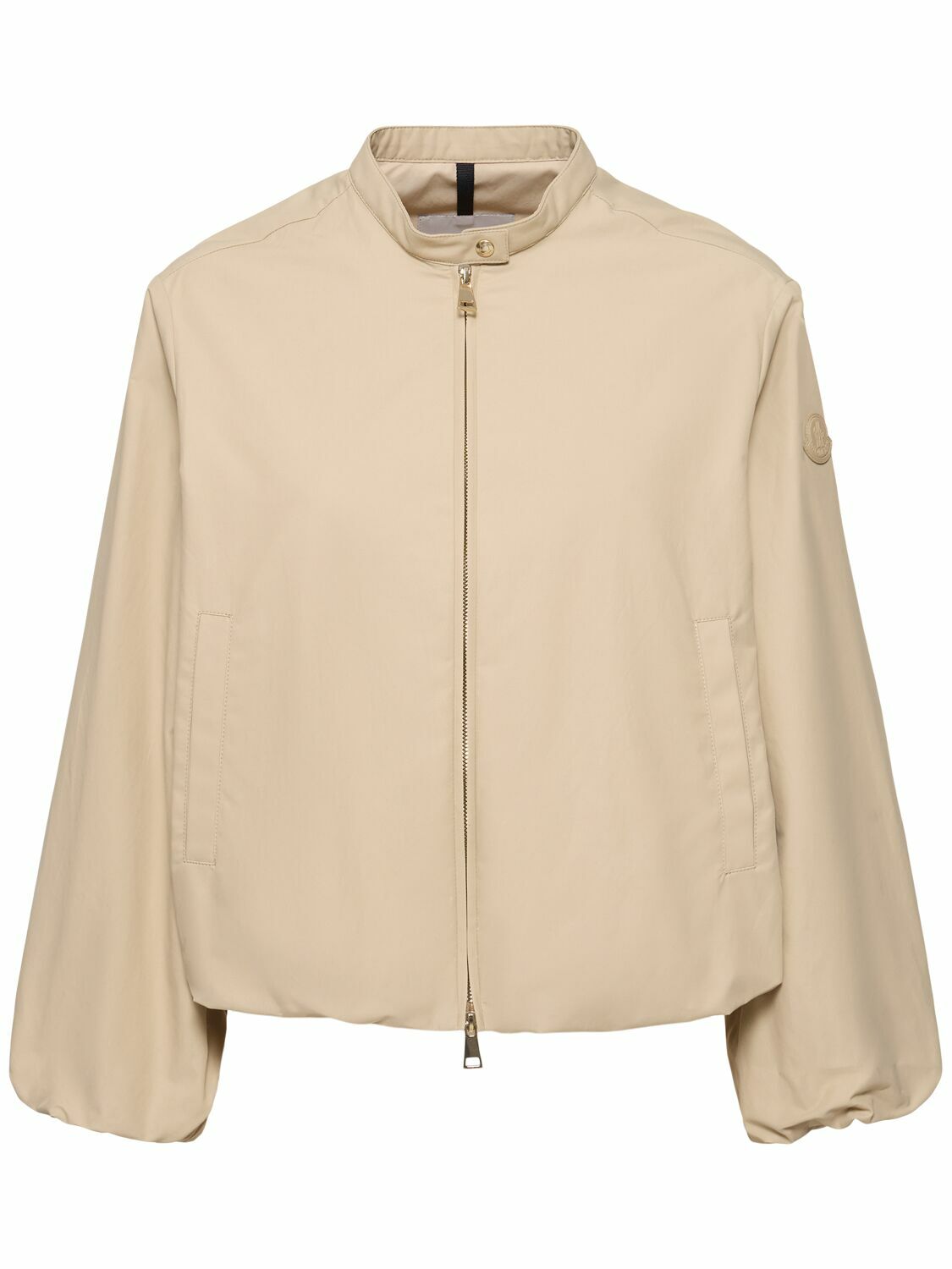 Moncler GRUISSAN JACKET Cotton And Nylon ジャケット Gruissan cotton-blend bomber jacket in black - Moncler