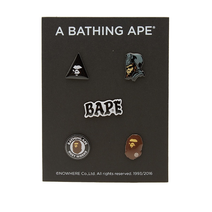 Photo: A Bathing Ape Pin Set