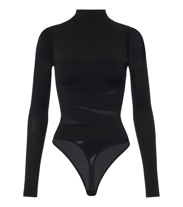 Photo: Wolford Infinite Wrap sheer bodysuit