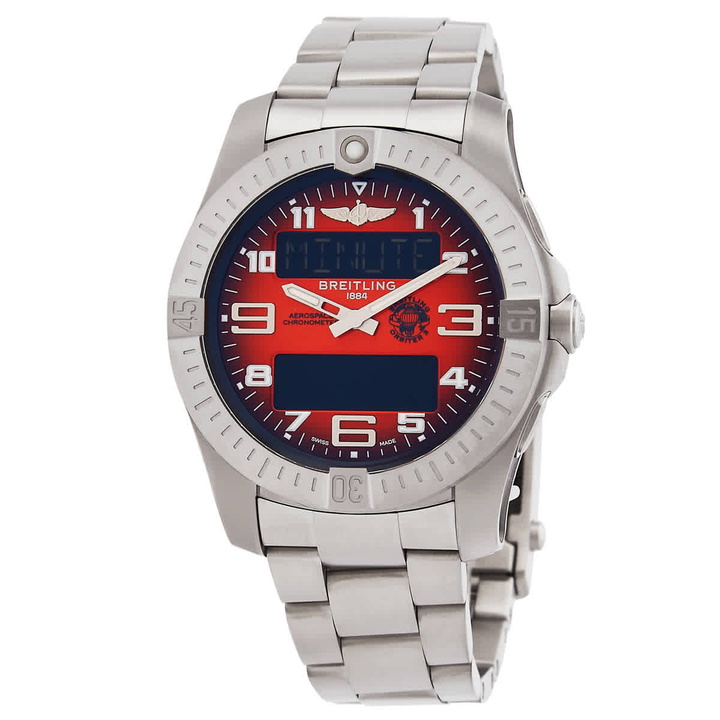 Photo: Breitling Aerospace Quartz Analog-Digital Mens Watch EB70101A1O1E1
