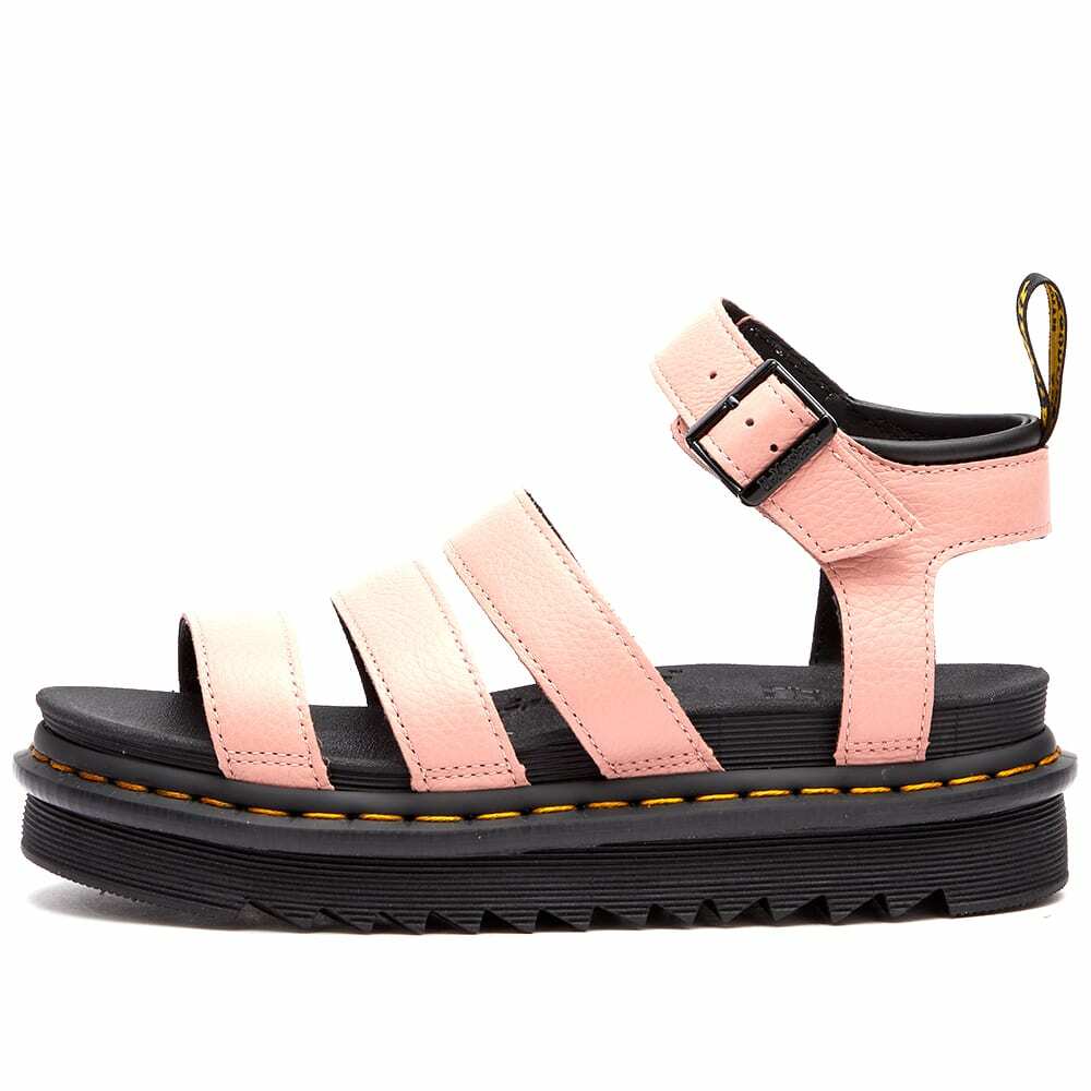 Dr. Martens Women's Blaire 3 Strap Sandal in Peach Beige Pisa Dr