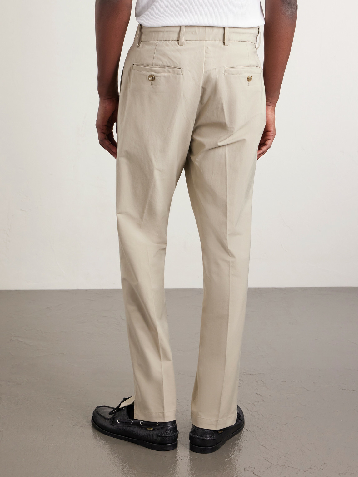 James Perse - Golf Slim-Fit Stretch Cotton-Blend Trousers - Neutrals