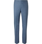 Richard James - Blue Slim-Fit Wool Suit Trousers - Light blue