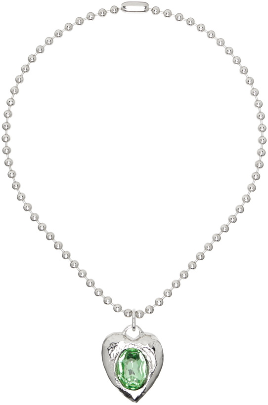 Photo: Mondo Mondo Silver & Green Pacha Necklace