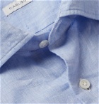 Caruso - Slim-Fit Linen Shirt - Blue
