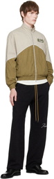 Rhude Khaki Desert Racing Track Jacket