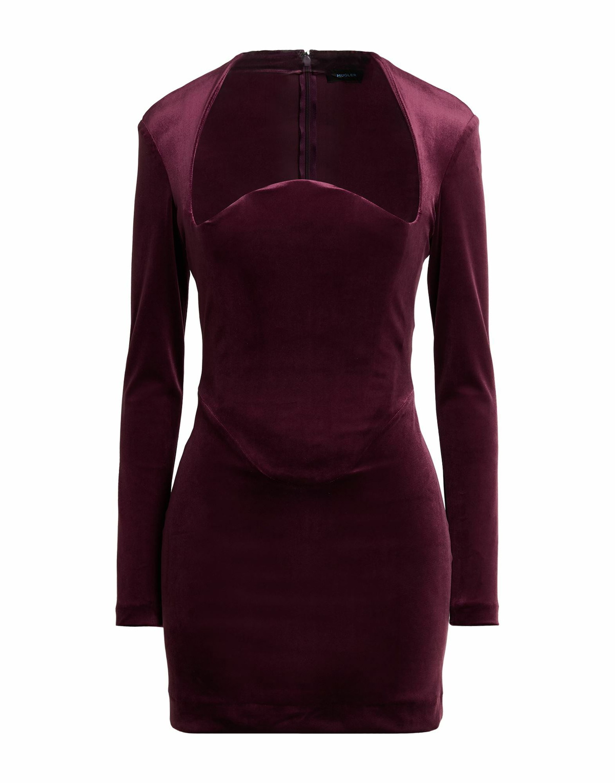 Mugler Womens Mini dress Burgundy