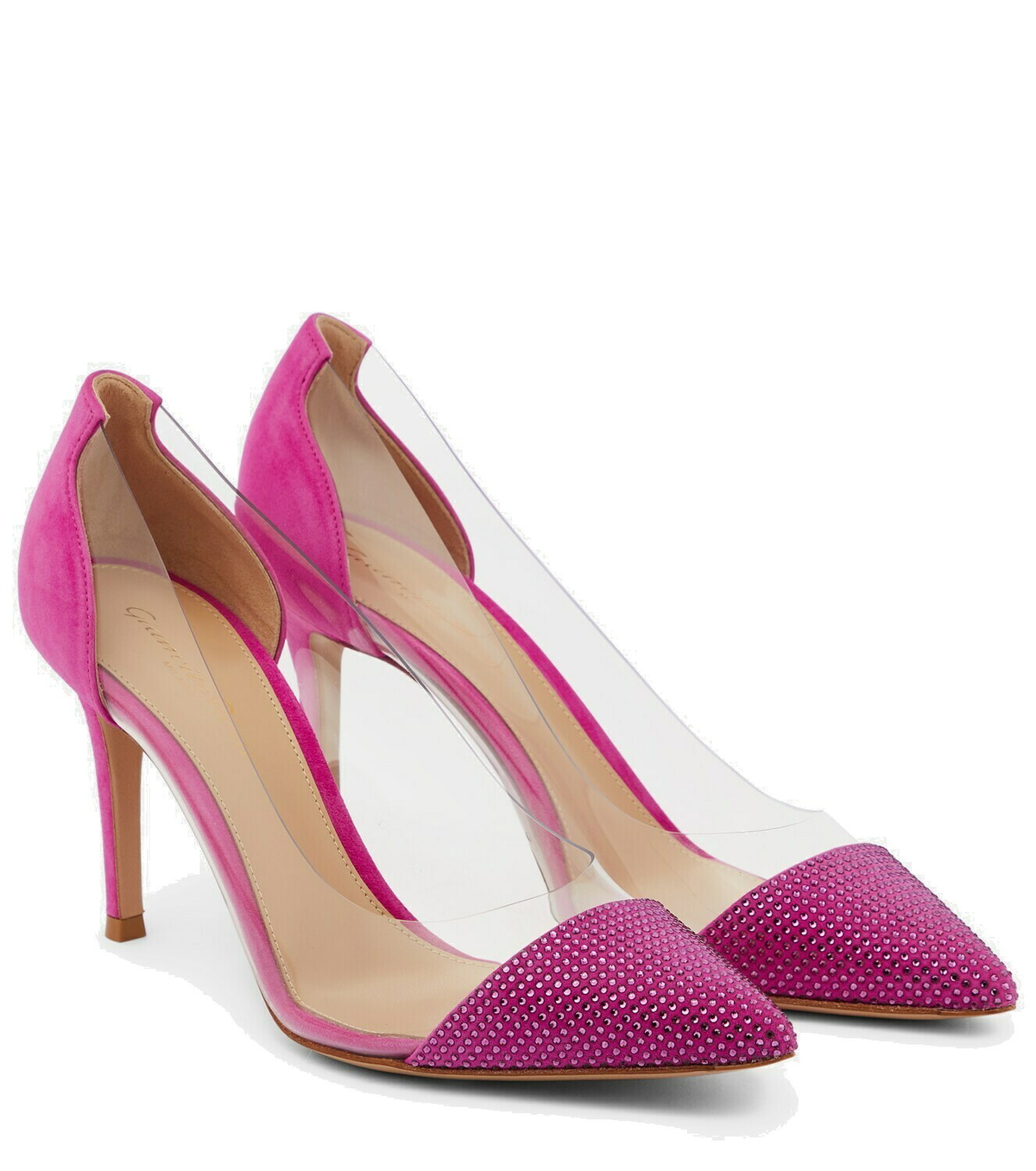 Gianvito Rossi Women Fuchsia Pvc Pumps