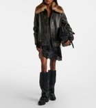 Dolce&Gabbana Leather biker boots