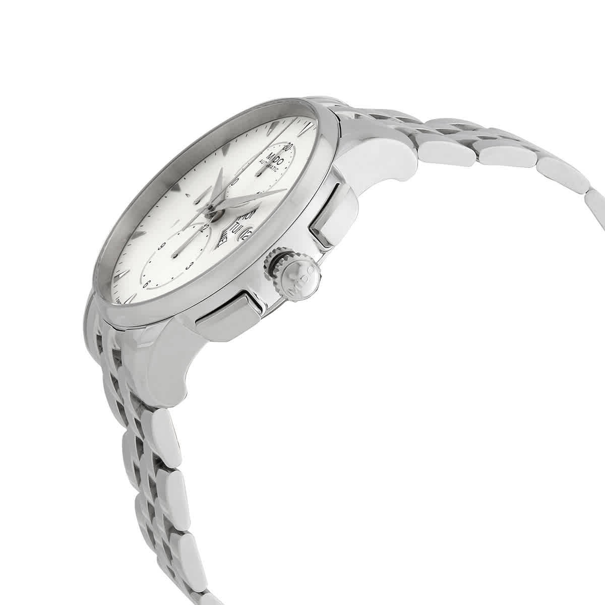 Mido Baroncelli Chronograph Automatic Ivory Dial Mens Watch M860741112