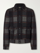 RRL - Raston Checked Wool Jacket - Gray