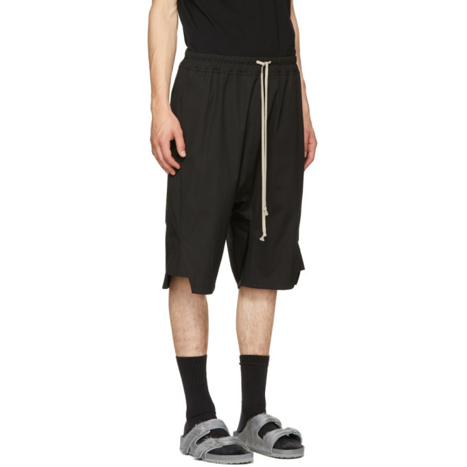 Rick Owens Black Patagonia Basket Swinger Shorts