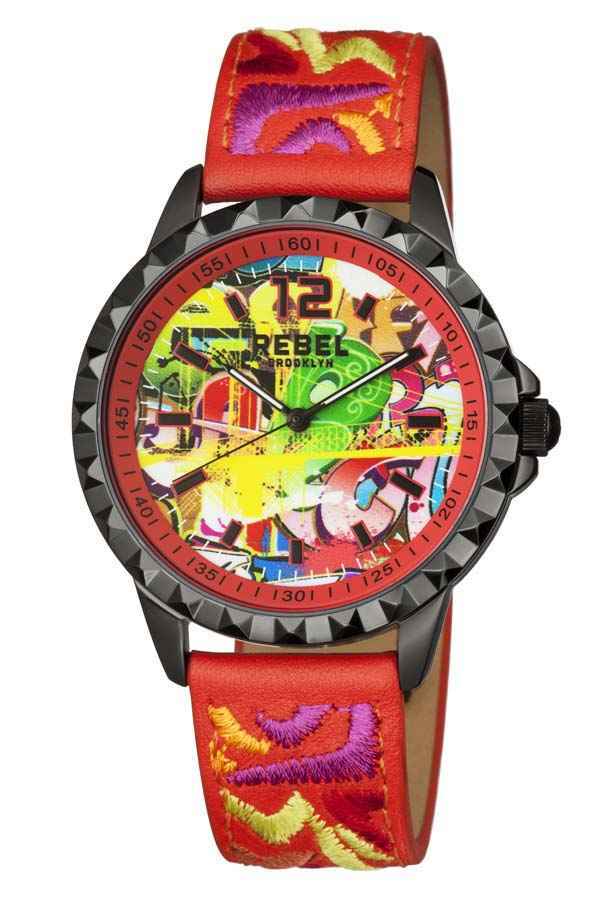 Rebel Dumbo Red Dial Ladies Watch RB122-6051