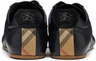 Burberry Black Leather Knight Runner Sneakers