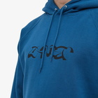 Dancer Men's Triple Logo Hoody in Petrol Blue