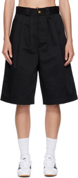 WILLY CHAVARRIA Black Borracho Shorts