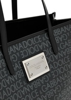 Dolce & Gabbana Logo-jacquard Coated Canvas Tote - Black - One Size