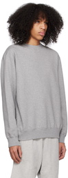 BEAMS PLUS Gray Crewneck Sweatshirt