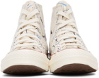 Converse Off-White Archive Paint Splatter Chuck 70 High Sneakers