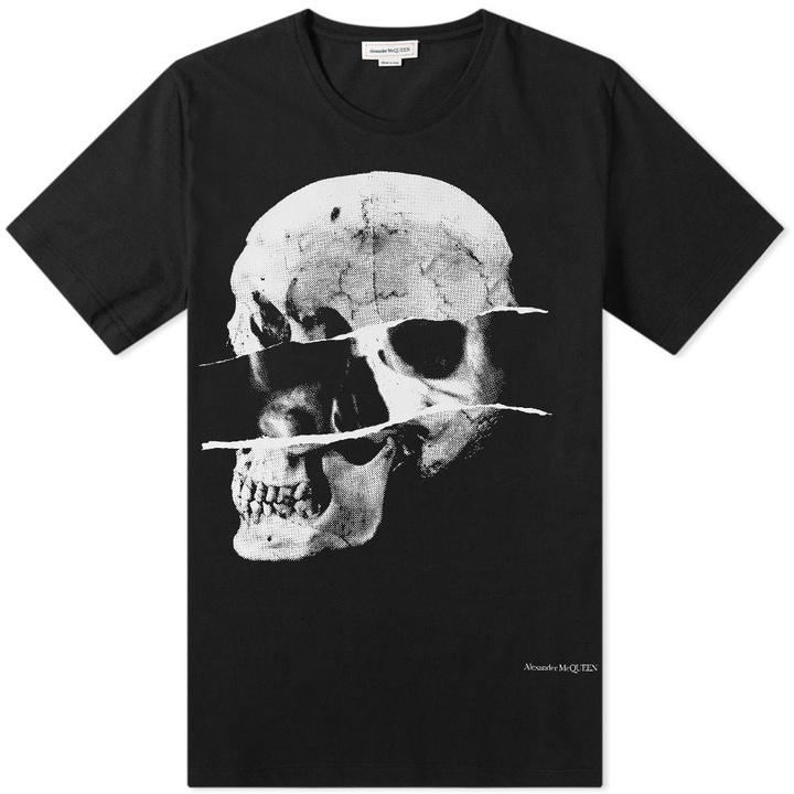 Photo: Alexander McQueen Cut Skull Tee