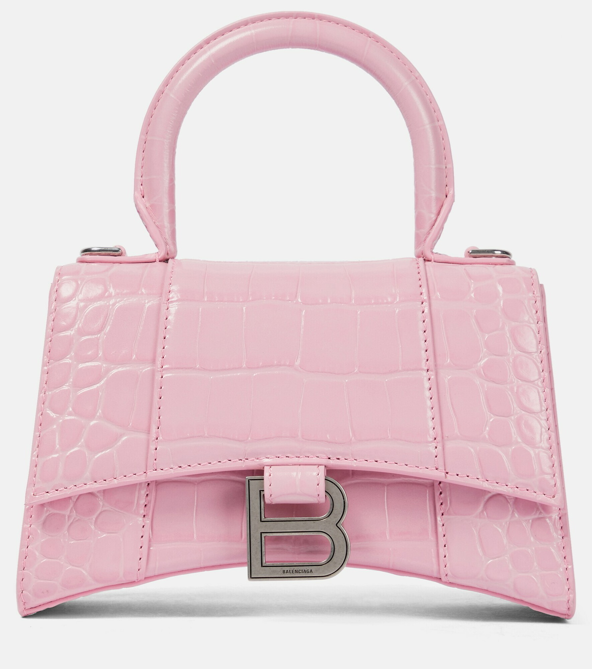 BALENCIAGA ♪ Hourglass レザーショルダーバッグ 8107332ABF BALENCIAGA ♪ Hourglass レザーショルダーバッグ 8107332ABF