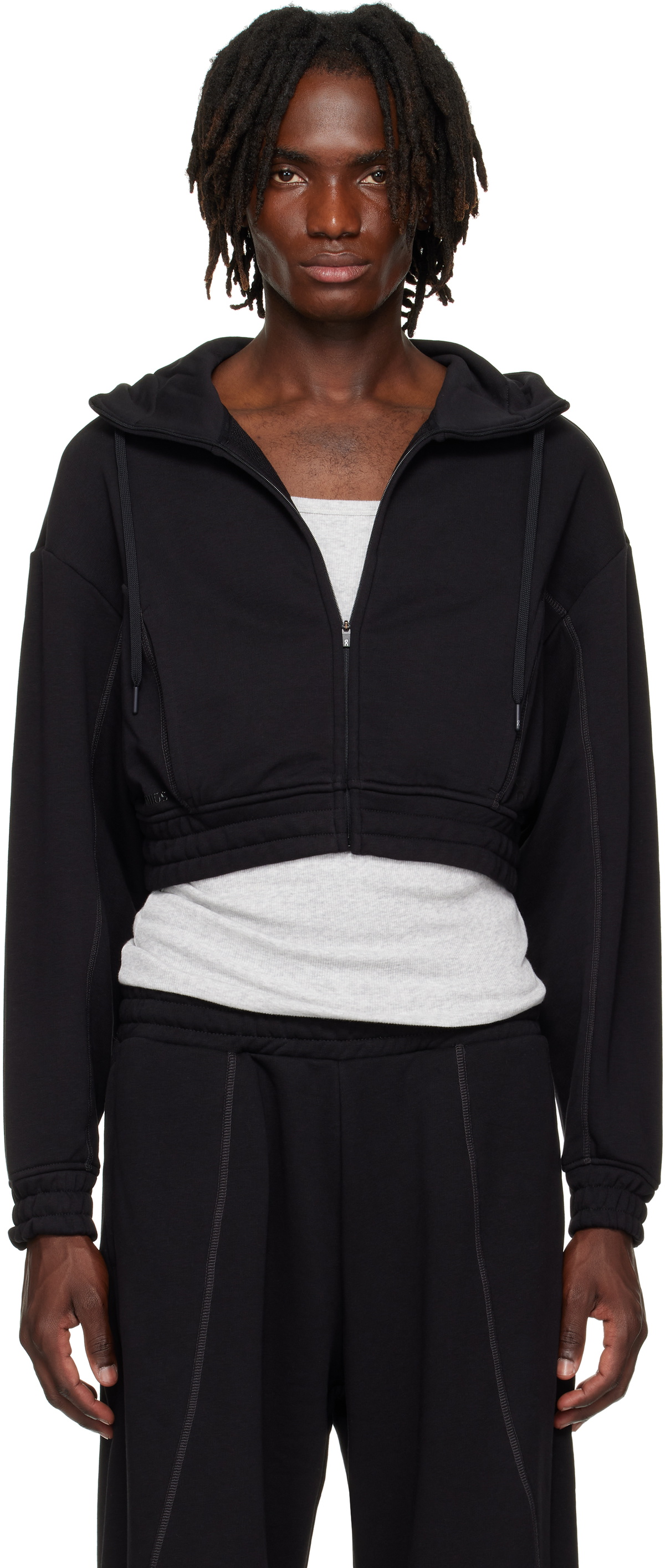 On Black FKA twigs Edition Club Cropped Hoodie