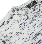 A.P.C. - Tino Astro-Dyed Cotton Sweater - Neutrals
