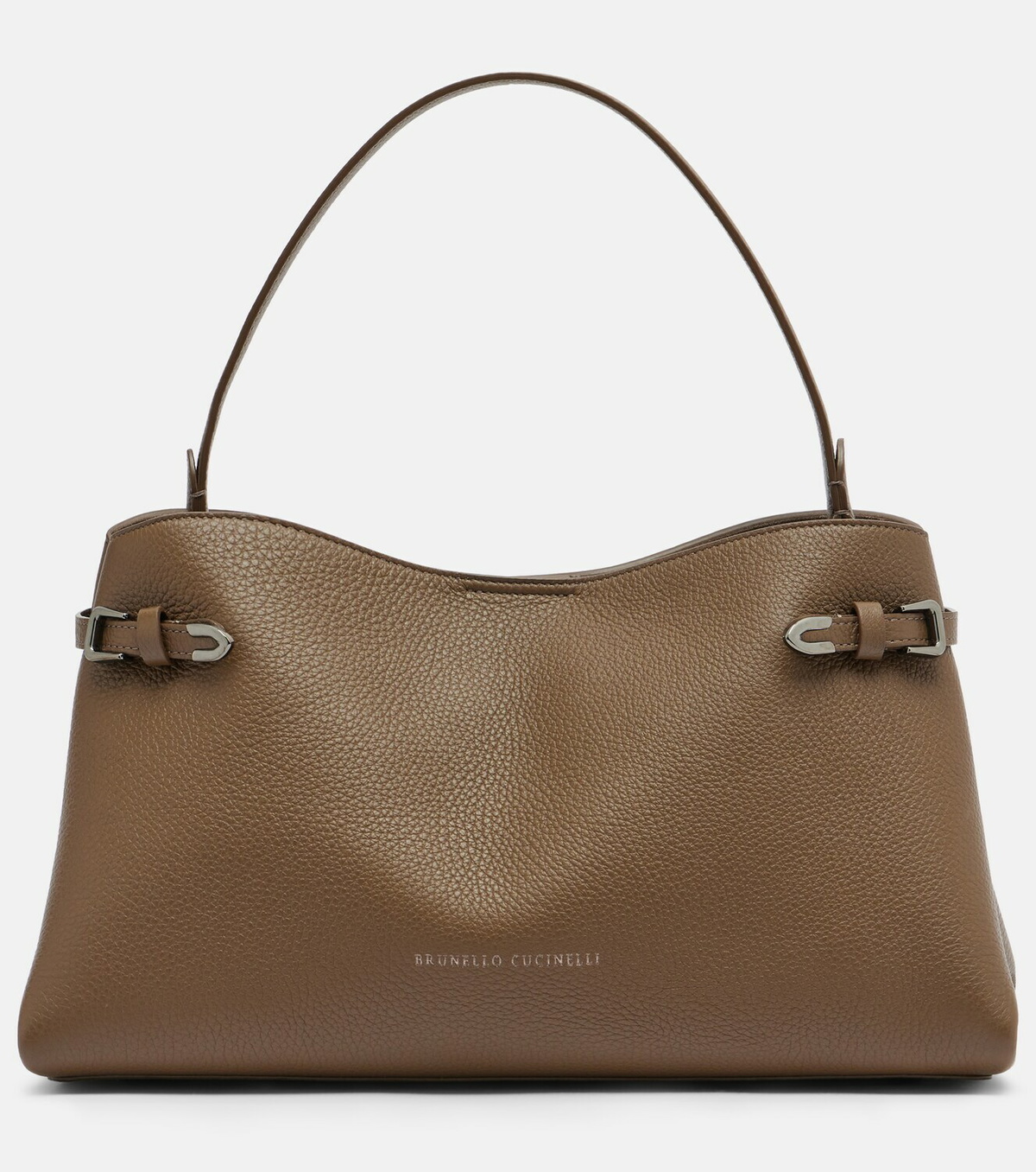 Brunello Cucinelli Medium leather top-handle bag